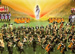 MAHARISHI MAHESH YOGI with Pandits and Orchestra